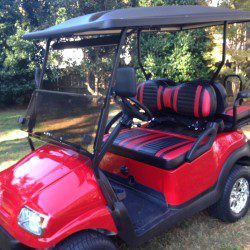 Red Street Legal Golf Cart