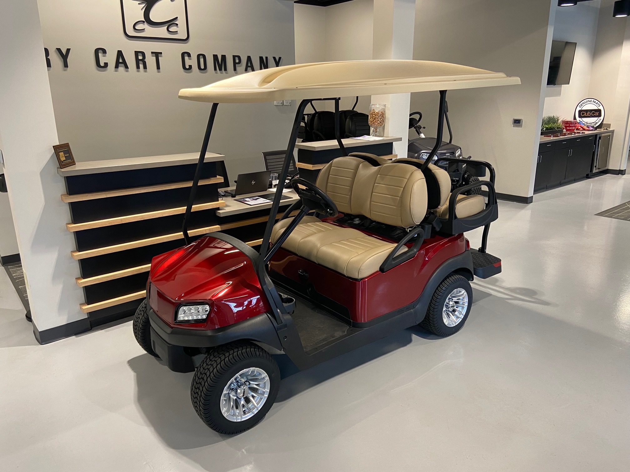 Club Car Tempo Candy Apple Red