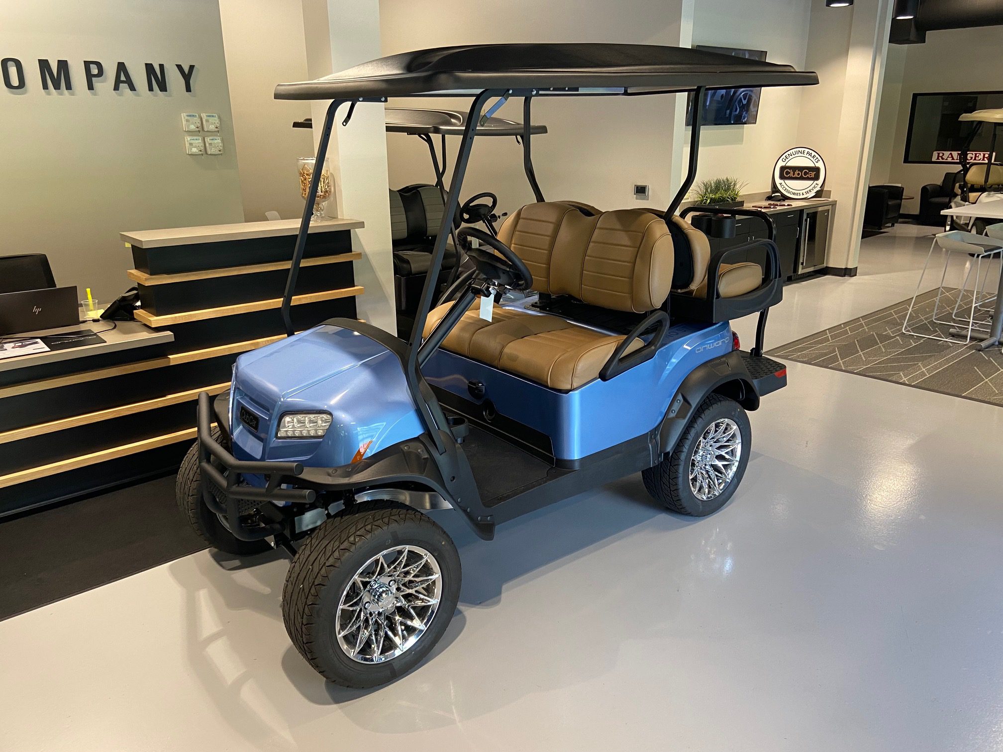 Metallic Ice Blue Onward Lifted | Cary Cart Co